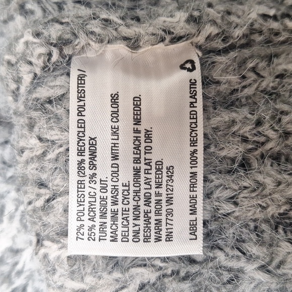 NEW! Mens Big & Tall Chunky Shawl Collared Cardigan, Goodfellow - Light Gray - Picture 6 of 6